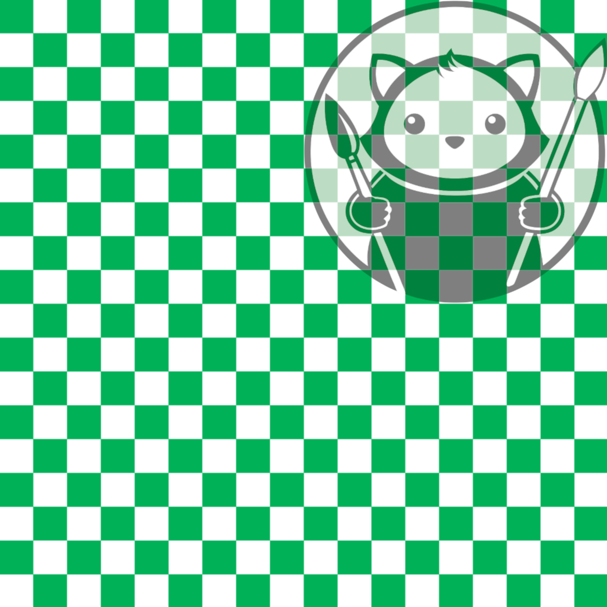 Next Level Sheet - UV Printed Plywood and Acrylic Sheets - Lime Checkers - Pattern