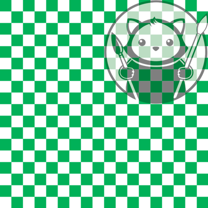 Next Level Sheet - UV Printed Plywood and Acrylic Sheets - Lime Checkers - Pattern