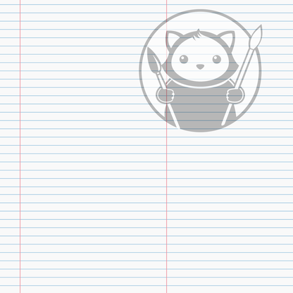 Next Level Sheets - Printed Acrylic and Plywood -  Lined Paper Pattern