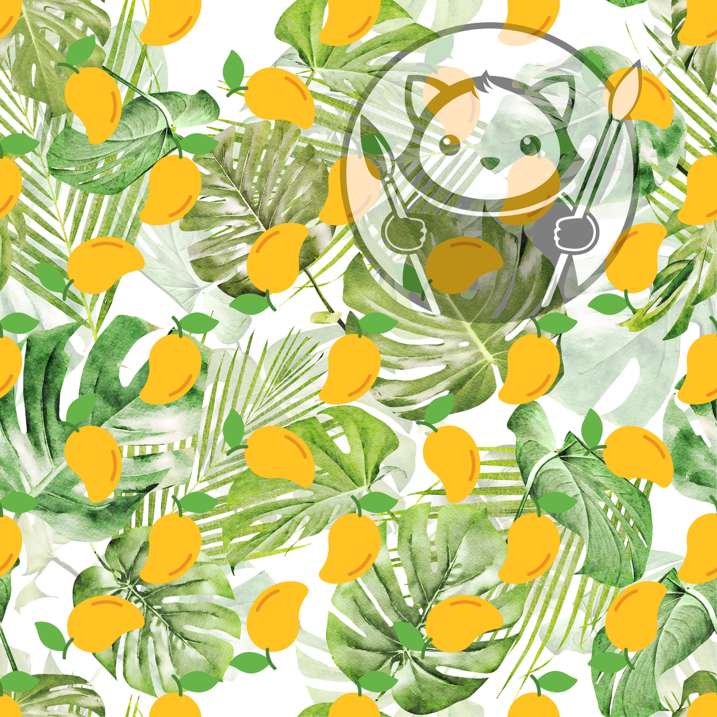 Next Level Sheet - Printed Acrylic and Plywood - Mangoes Pattern