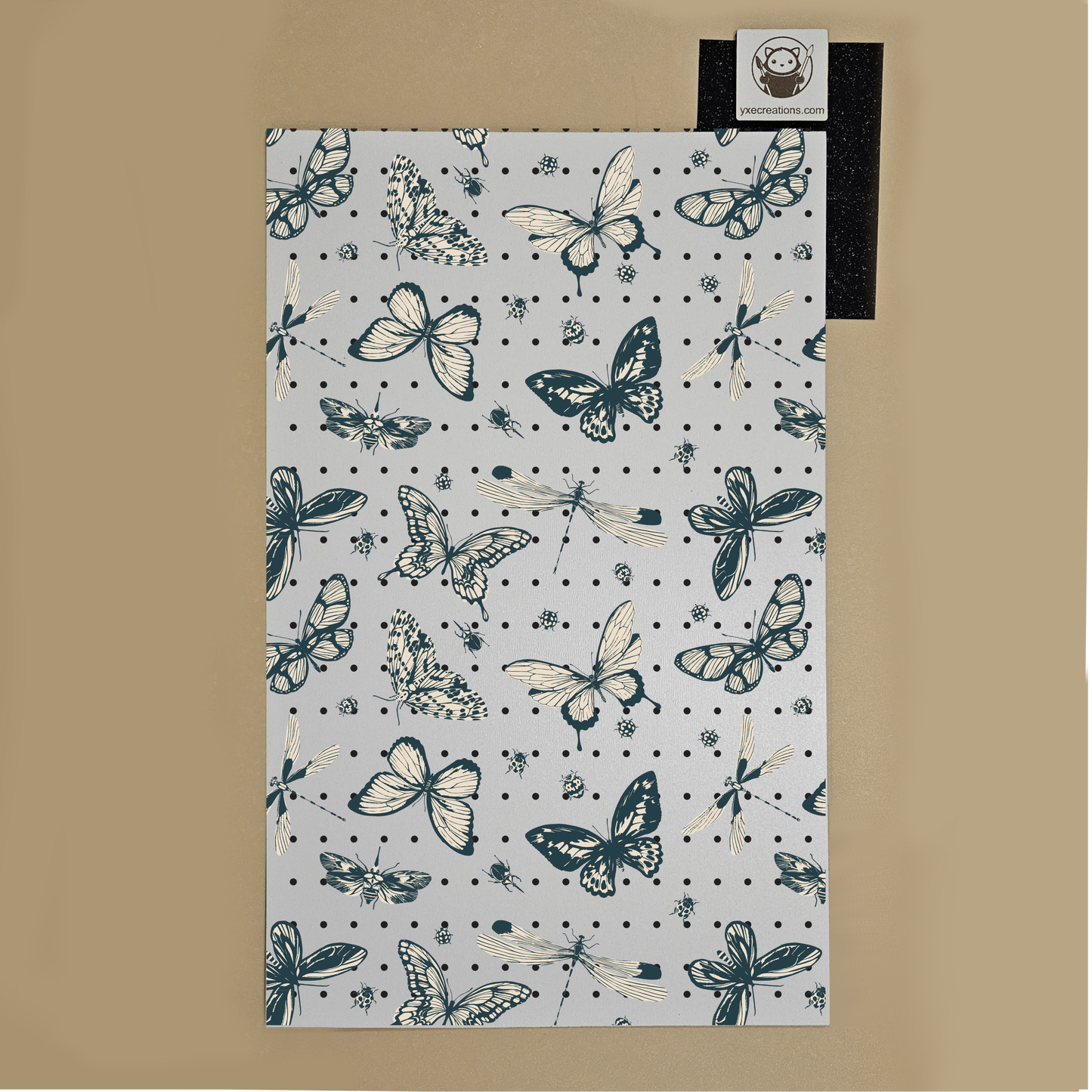 Next Level Sheet - Printed Acrylic and Plywood - Preview Monochrome Butterflies