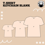 Keychain Blank - T-Shirt | Acrylic & Sublimation Plywood Blanks