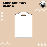 Luggage Tag | Acrylic & Sublimatable Plywood