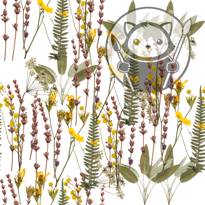 Next Level Sheet - Printed Acrylic and Plywood - Herb Garden Pattern