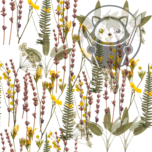 Next Level Sheet - Printed Acrylic and Plywood - Herb Garden Pattern