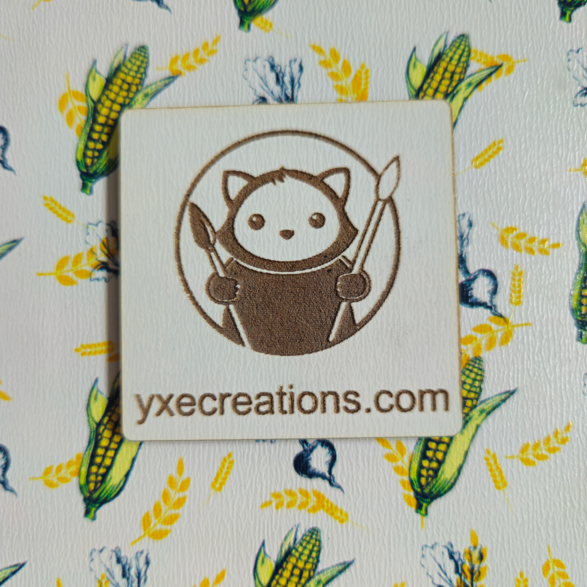 Next Level Sheet - Printed Acrylic and Plywood - Corn and Wheat