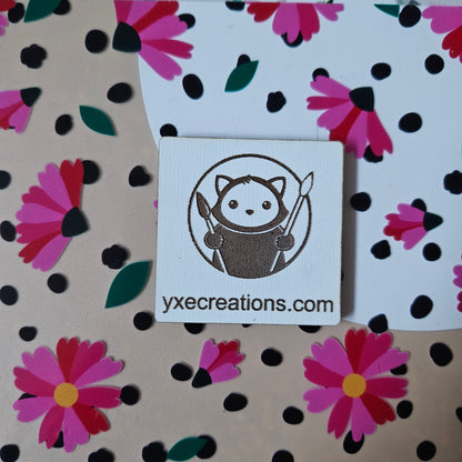 Next Level Sheet - Printed Acrylic and Plywood - Dots and Pink  Flowers