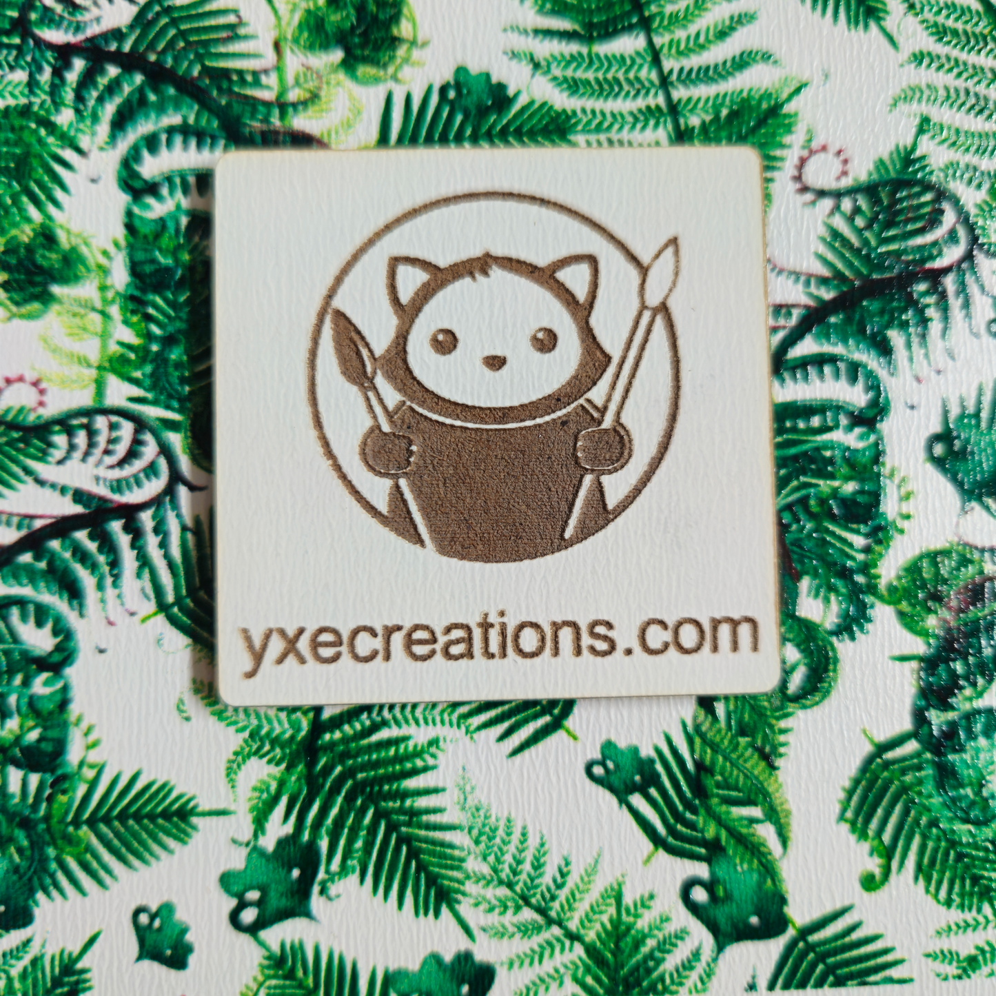 Next Level Sheet - Printed Acrylic and Plywood - Ferns