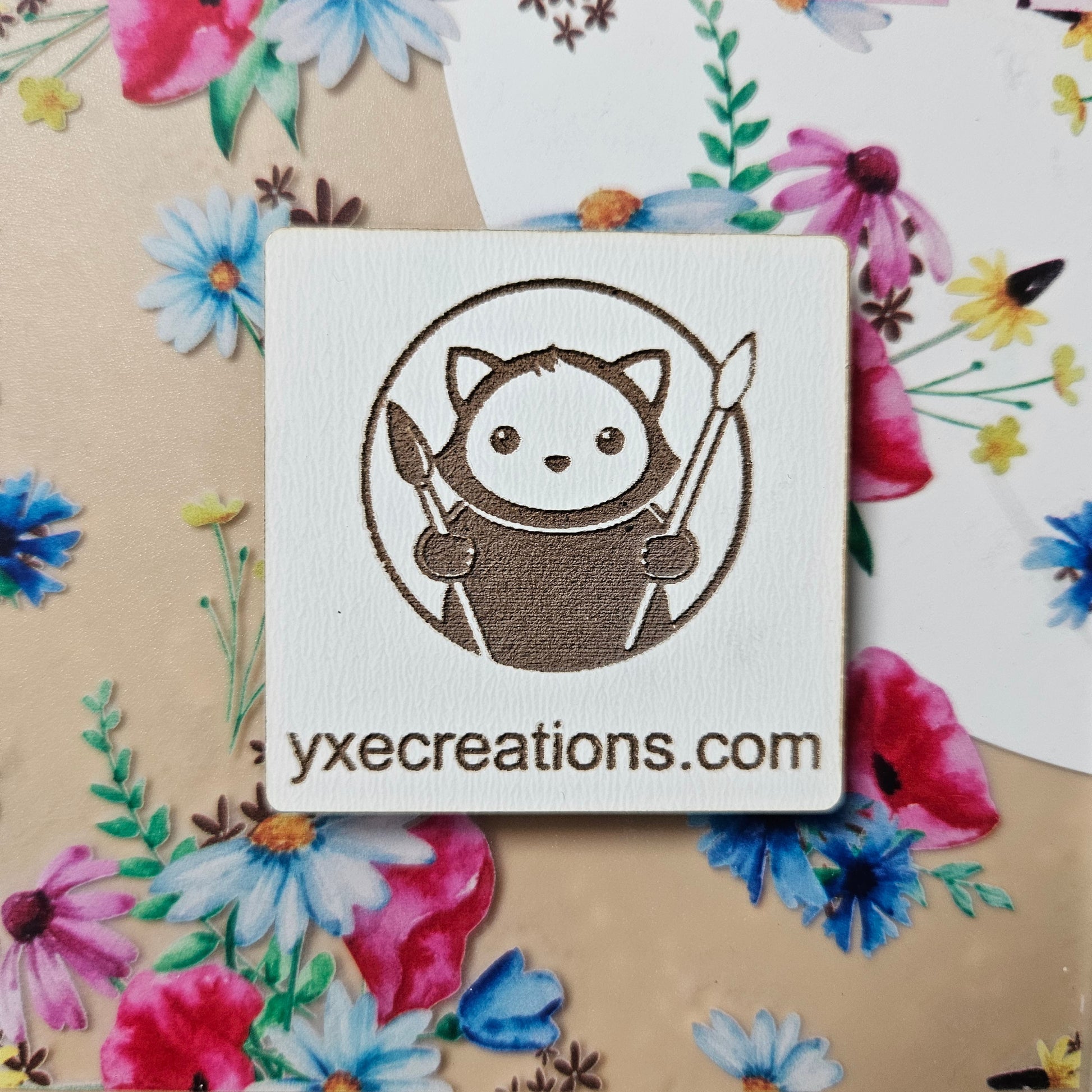 Next Level Sheet - Printed Acrylic and Plywood - Flower Clusters Close Up