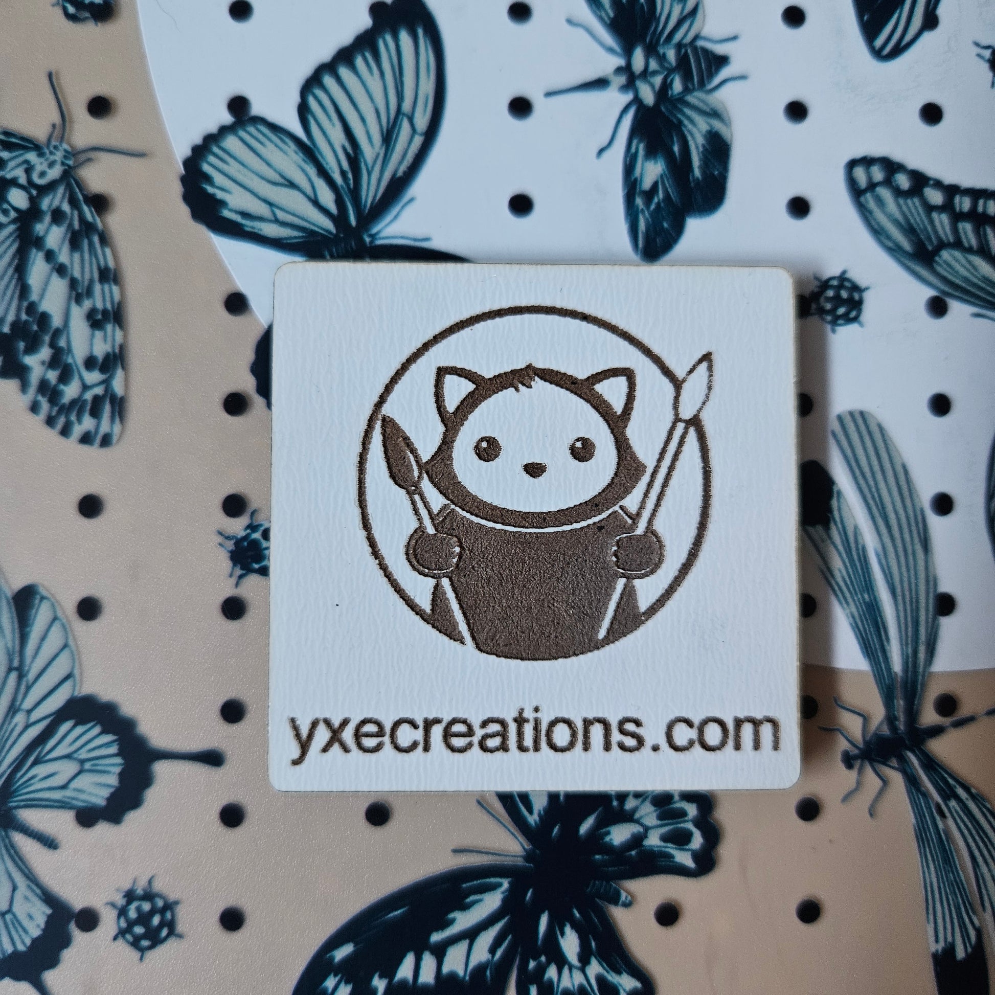 Next Level Sheet - Printed Acrylic and Plywood - Monochrome Butterflies