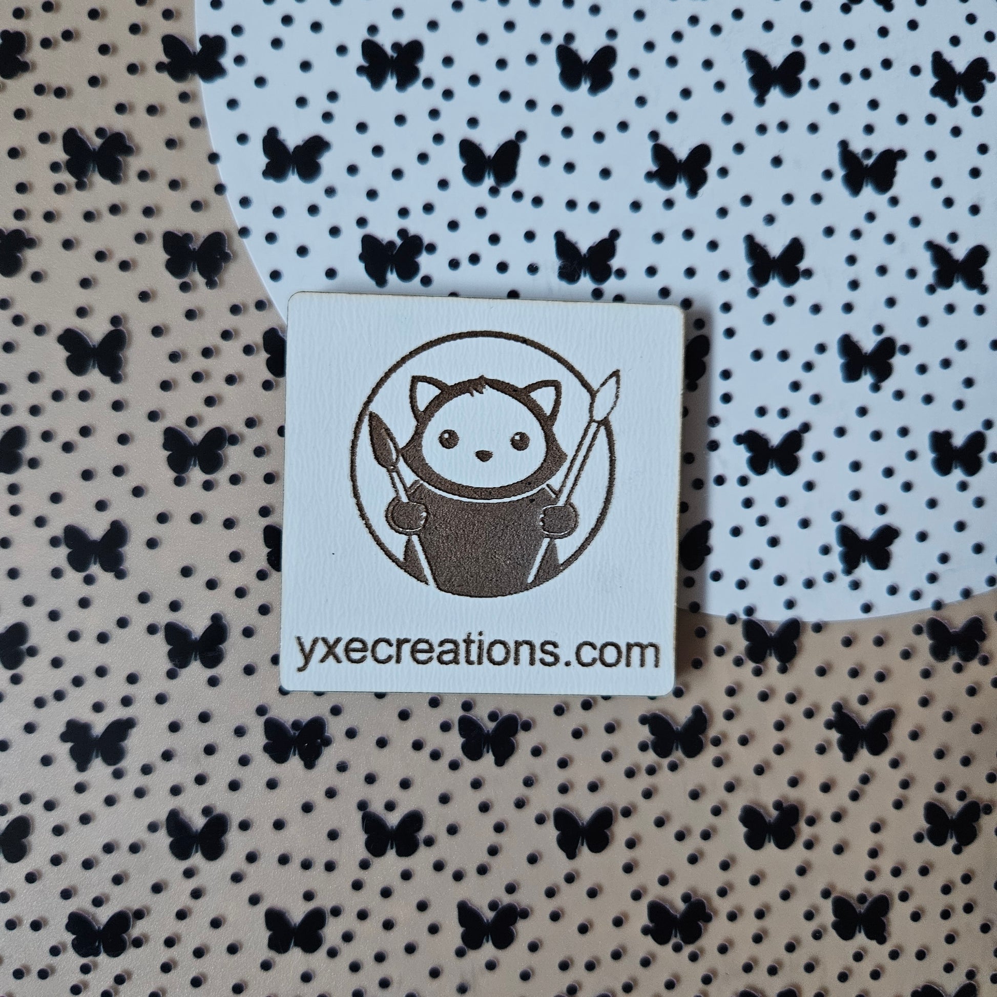 Next Level Sheet - Printed Acrylic and Plywood - Monochrome Butterflies Veil