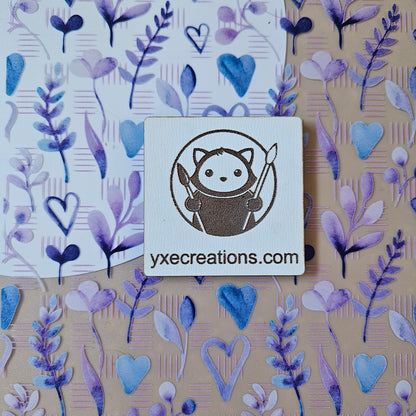 Next Level Sheet - Printed Acrylic and Plywood - Simple Lavender