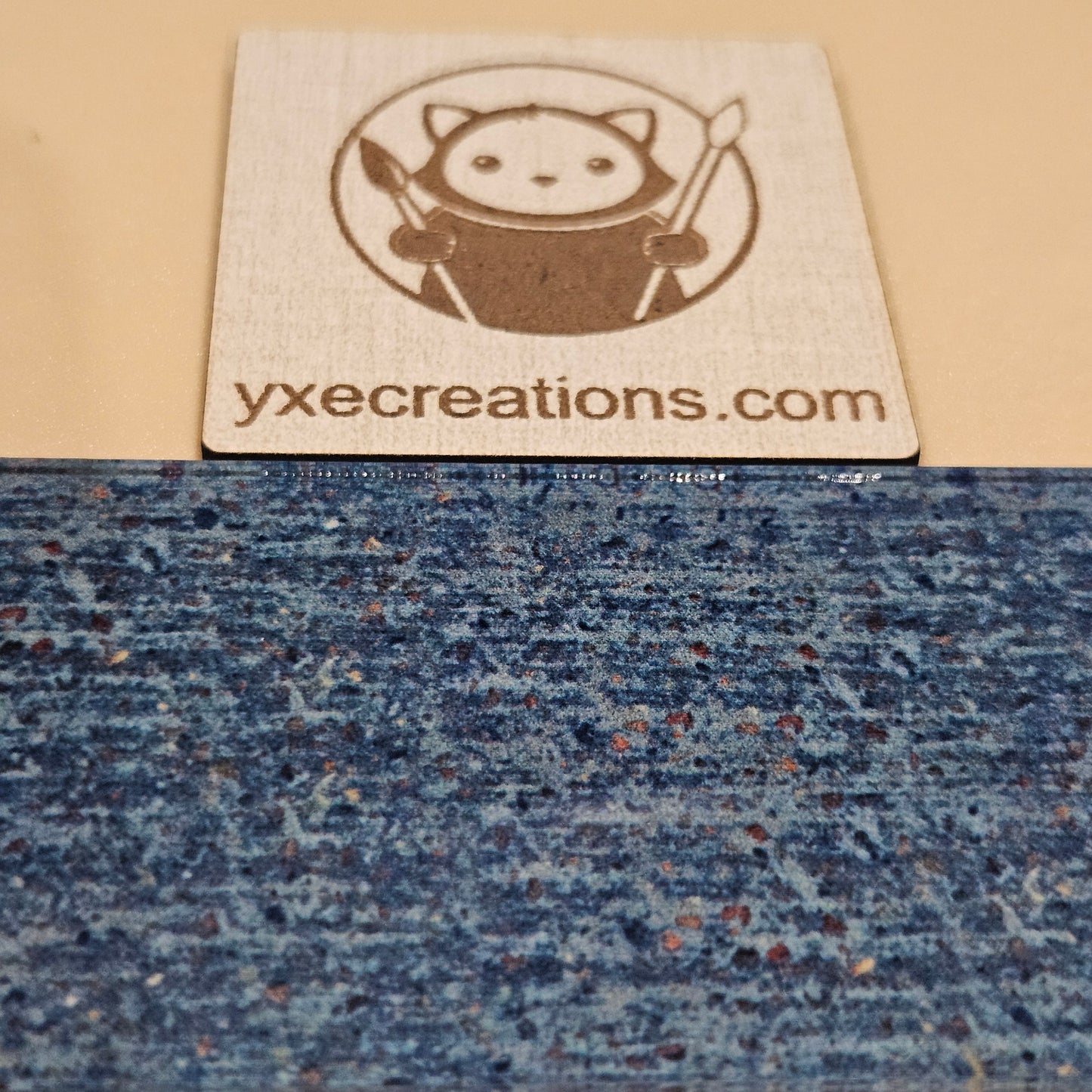 Next Level Sheet - Printed Acrylic and Plywood Sheets -Concrete with Gravel Horizontal