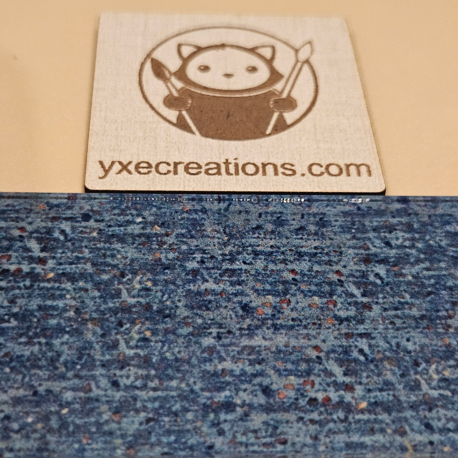 Next Level Sheet - Printed Acrylic and Plywood Sheets -Concrete with Gravel Horizontal