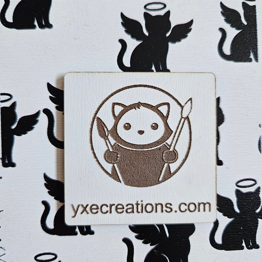 Next Level Sheet - Printed Acrylic and Plywood Sheets - Angel Cats - Close Up