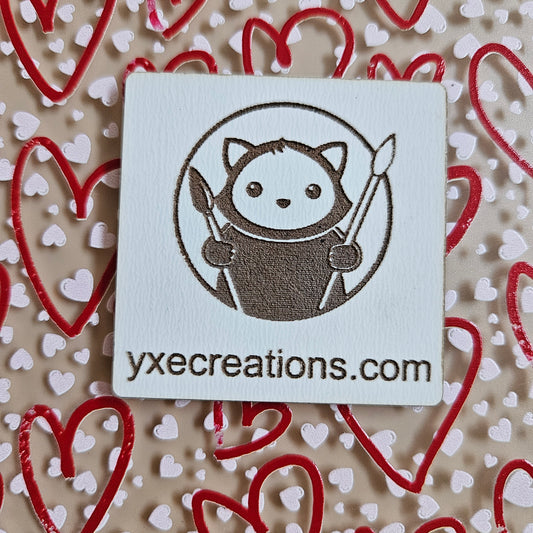 Next Level Sheet - Printed Acrylic and Plywood Sheets - Big Red Hearts - Close Up