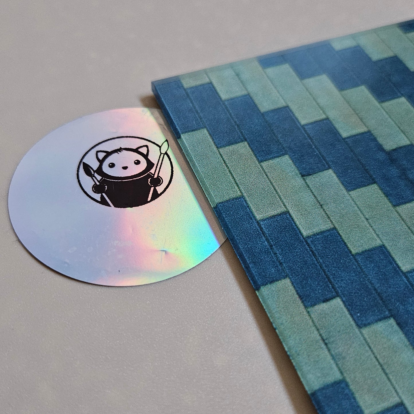 Next Level Sheet - Printed Acrylic and Plywood Sheets - Black and White Bricks