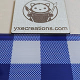 Blue Checkers - Next Level Sheet
