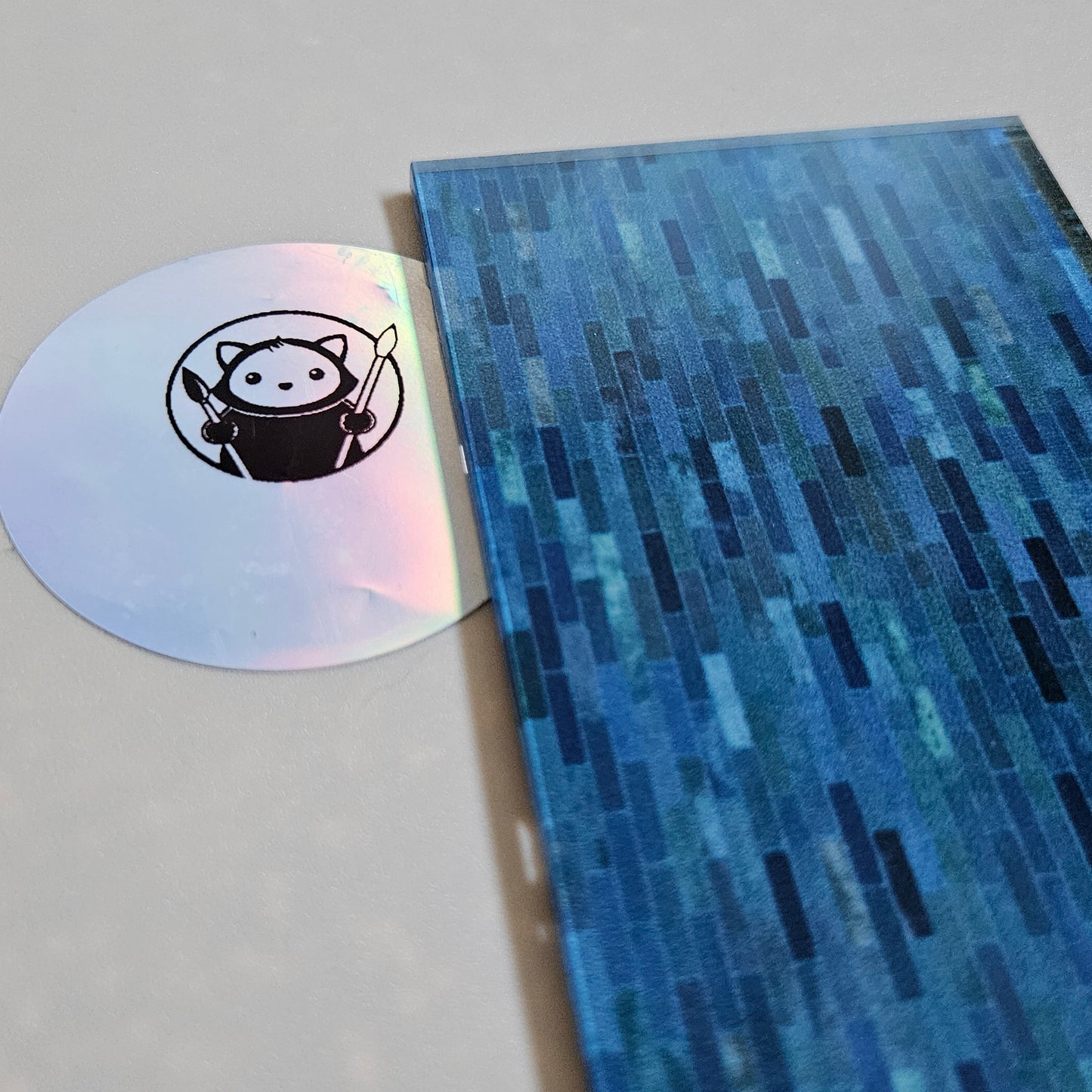 Next Level Sheet - Printed Acrylic and Plywood Sheets - Bricks Again Close Up