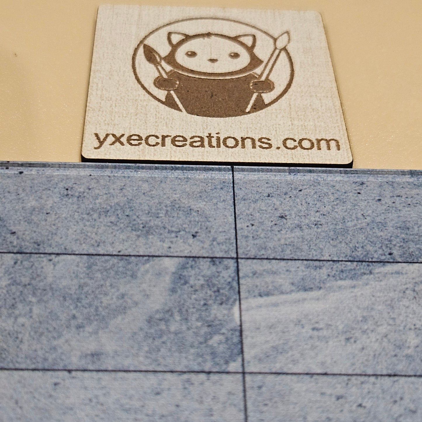 Next Level Sheet - Printed Acrylic and Plywood Sheets - Concrete Pads Horizontal