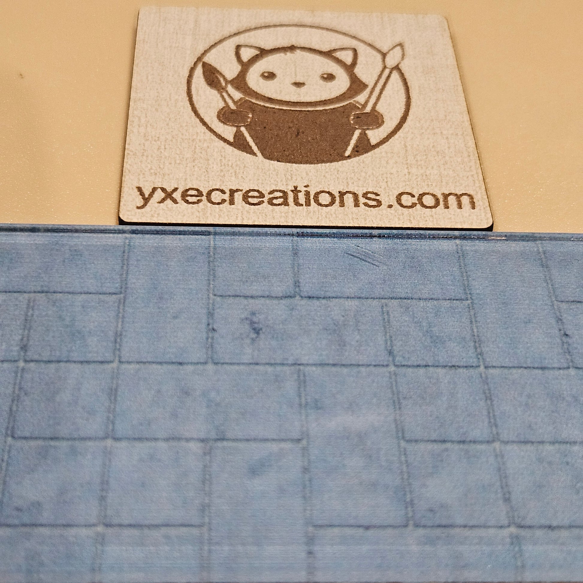 Next Level Sheet - Printed Acrylic and Plywood Sheets - Concrete Pavement Stones Horizontal