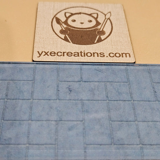 Next Level Sheet - Printed Acrylic and Plywood Sheets - Concrete Pavement Stones Horizontal