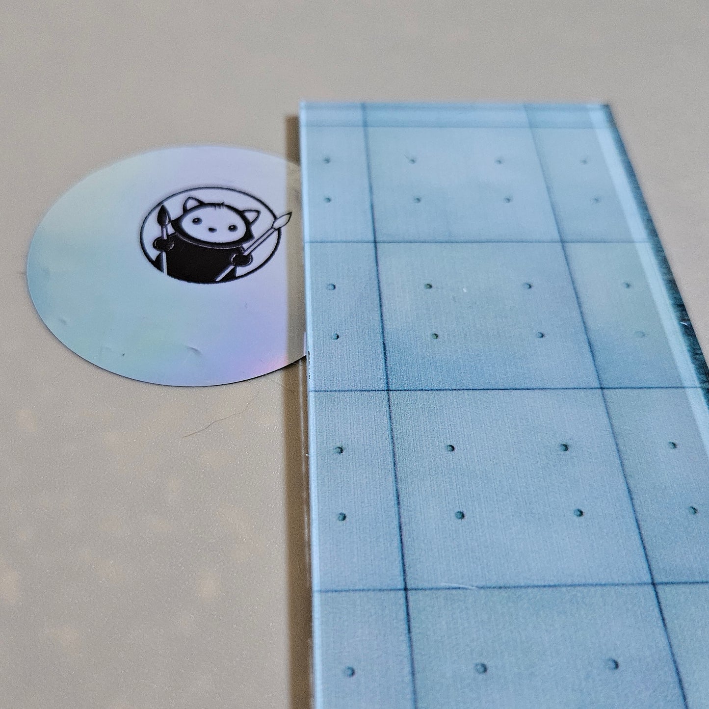 Next Level Sheet - Printed Acrylic and Plywood Sheets - Concrete Squares Close Up