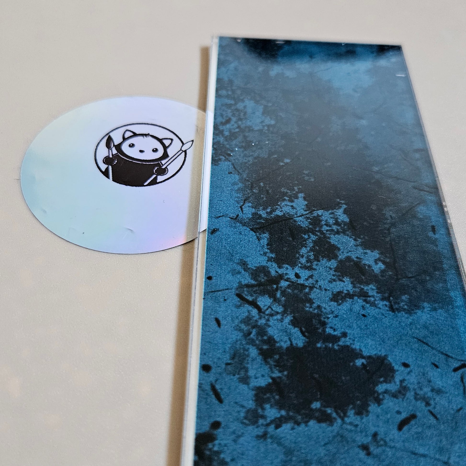 Next Level Sheet - Printed Acrylic and Plywood Sheets - Dark Concrete Close Up