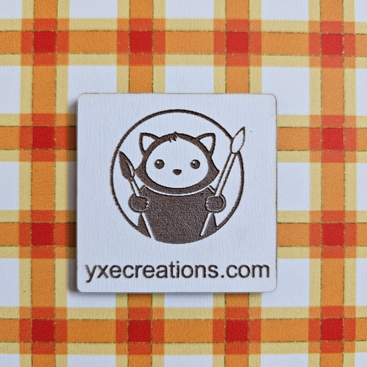 Next Level Sheet - Printed Acrylic and Plywood Sheets - Gold and Orange Plaid - Close Up