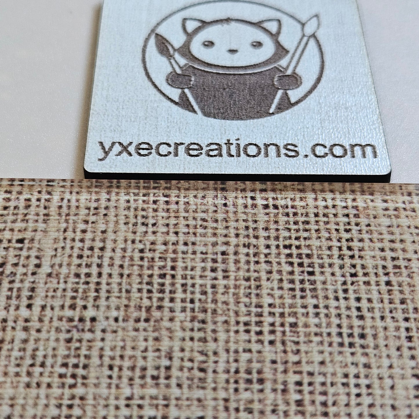Next Level Sheet - Printed Acrylic and Plywood Sheets - Linen Horizontal