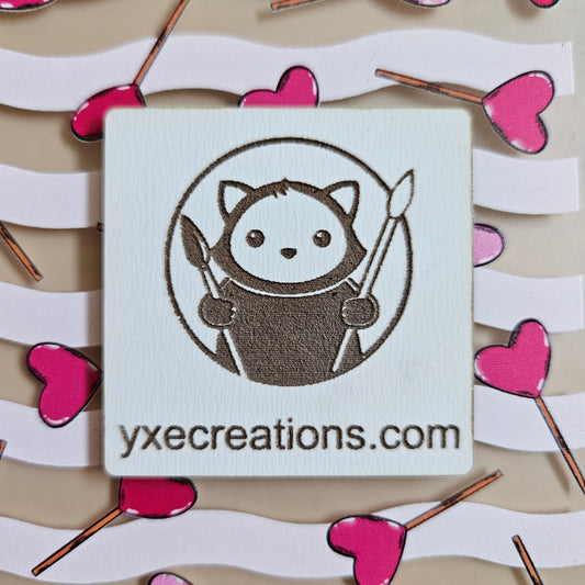 Next Level Sheet - Printed Acrylic and Plywood Sheets - Lolipop Hearts - Close Up