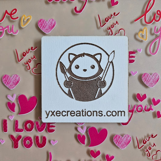 Next Level Sheet - Printed Acrylic and Plywood Sheets - Love You - Close Up