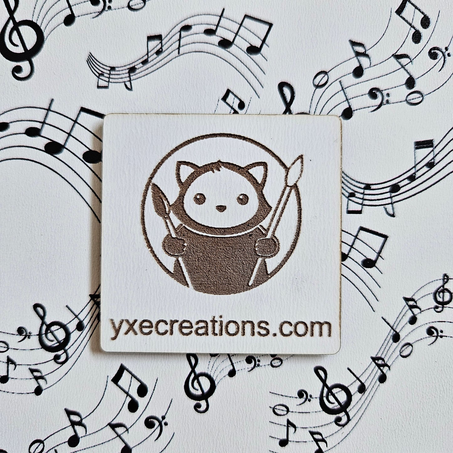 Next Level Sheet - Printed Acrylic and Plywood Sheets - Music Wave - Close Up