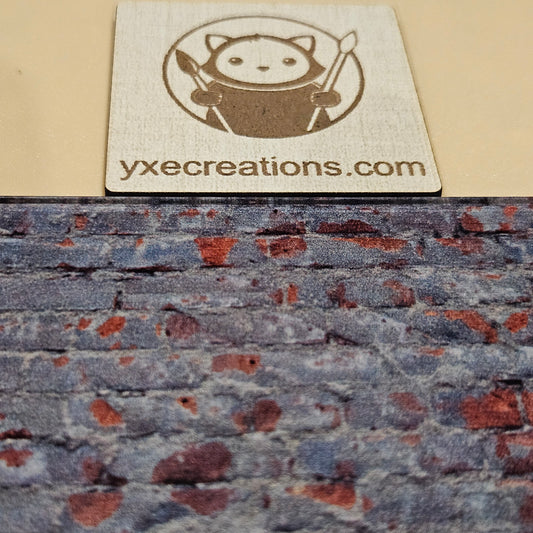 Next Level Sheet - Printed Acrylic and Plywood Sheets - Old Older Bricks Horizontal