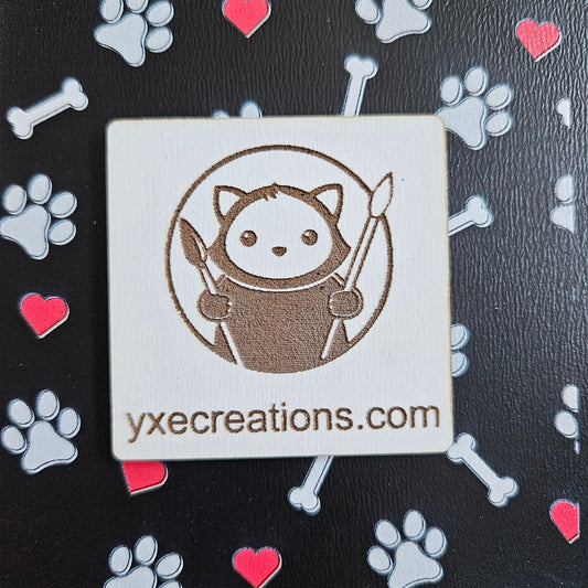 Next Level Sheet - Printed Acrylic and Plywood Sheets - Paws, Bones and Hearts - Close Up