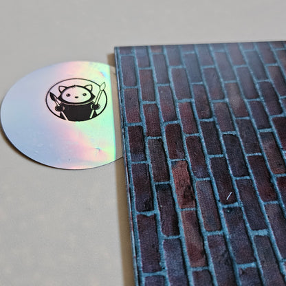Next Level Sheet - Printed Acrylic and Plywood Sheets - Red Bricks Close Up