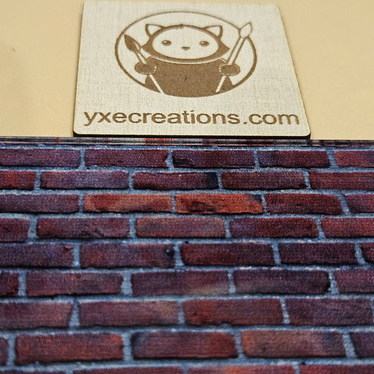 Next Level Sheet - Printed Acrylic and Plywood Sheets - Red Bricks Horizontal
