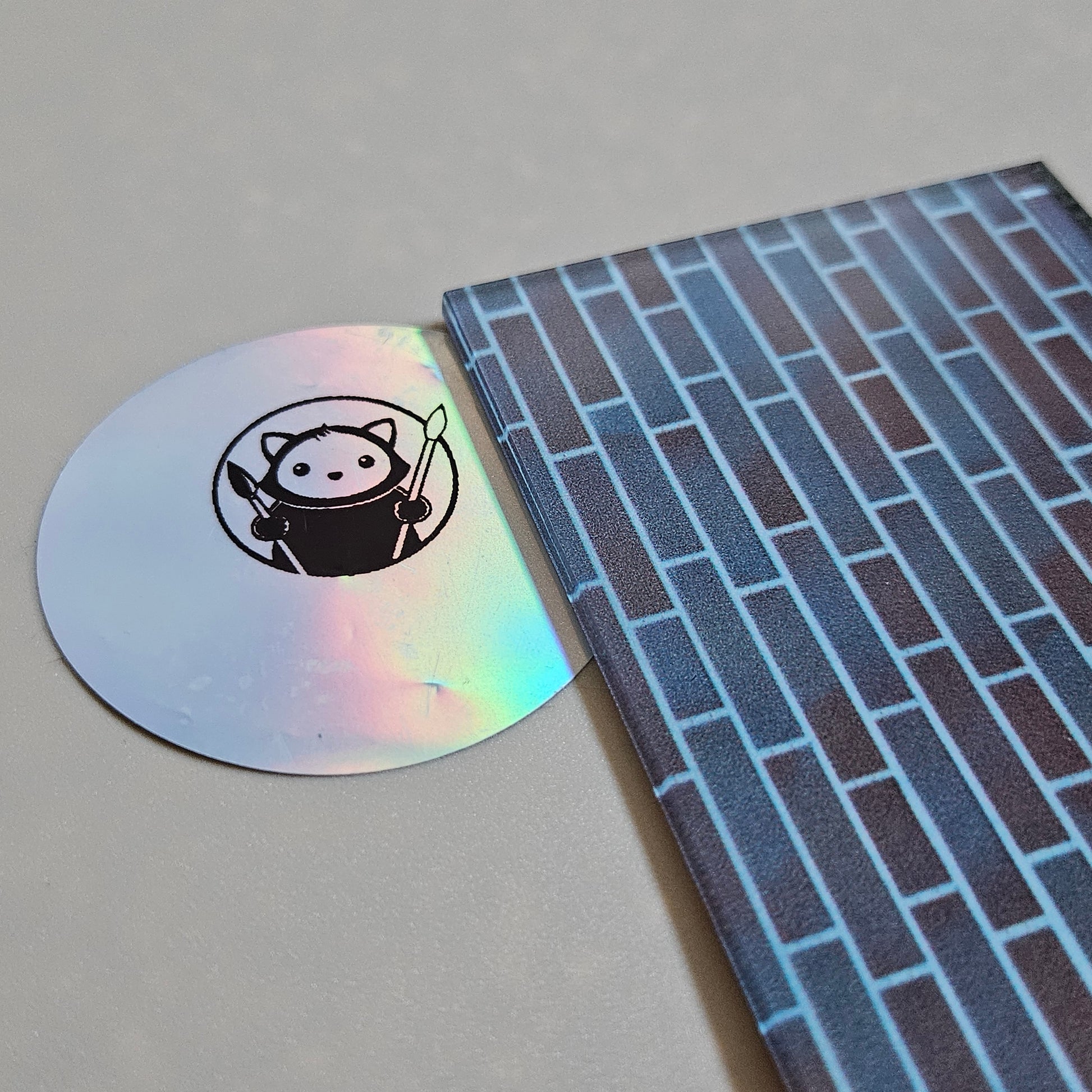 Next Level Sheet - Printed Acrylic and Plywood Sheets - Red Bricks with White Close Up