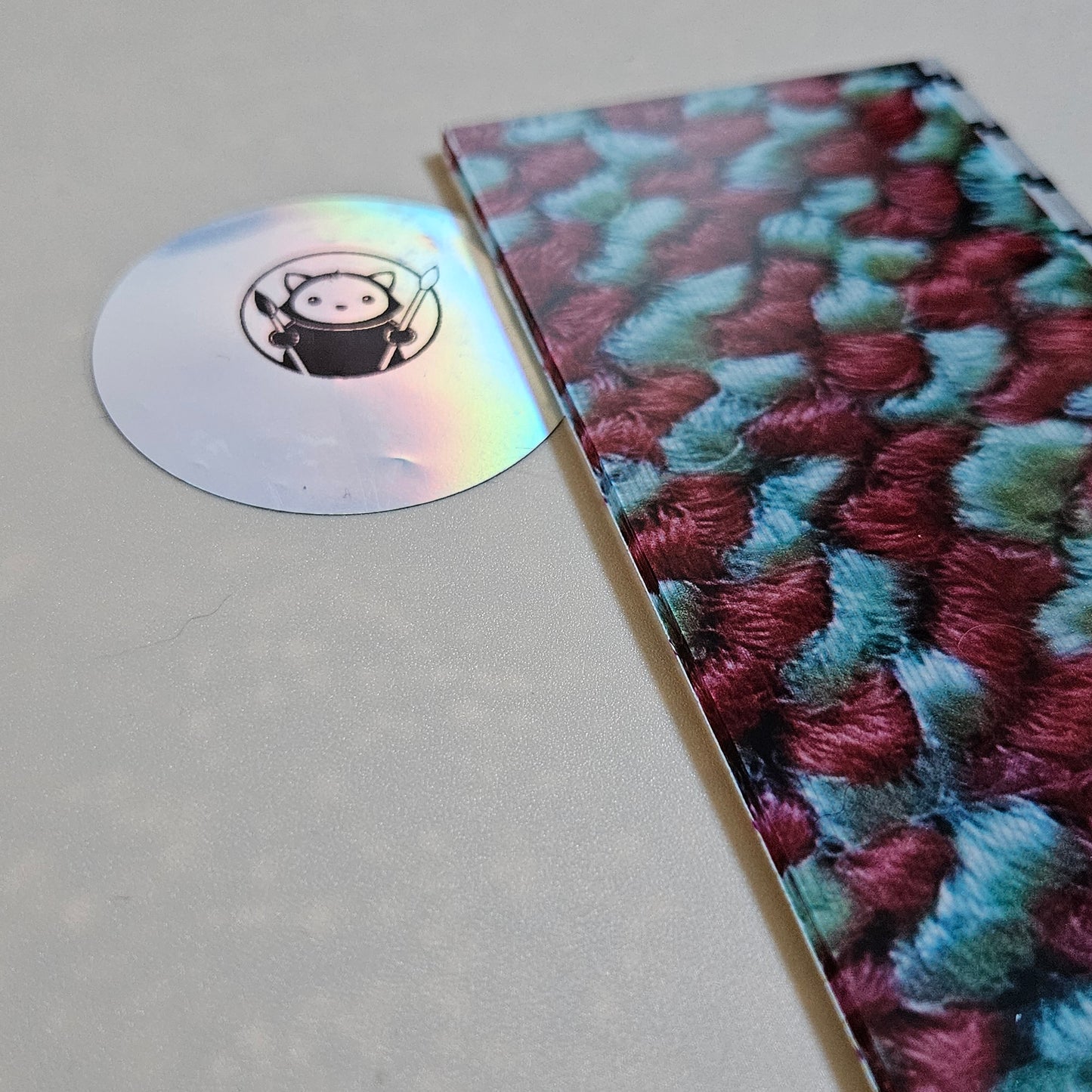 Next Level Sheet - Printed Acrylic and Plywood Sheets - Red Crapet Close Up