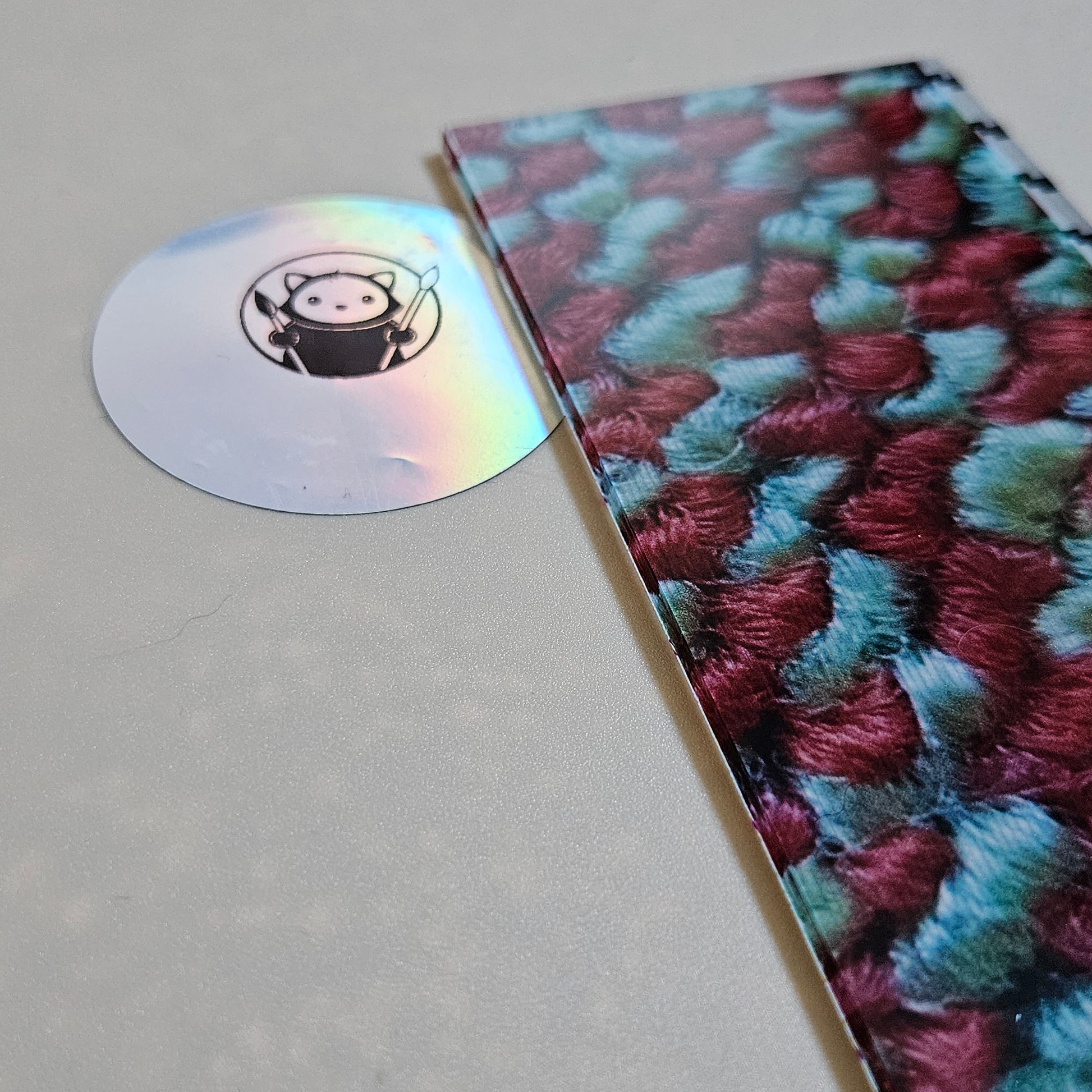Next Level Sheet - Printed Acrylic and Plywood Sheets - Red Crapet Close Up