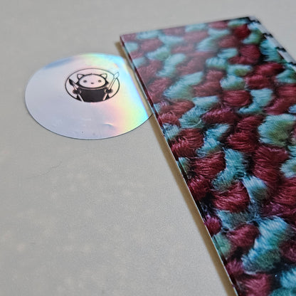 Next Level Sheet - Printed Acrylic and Plywood Sheets - Red Crapet Close Up