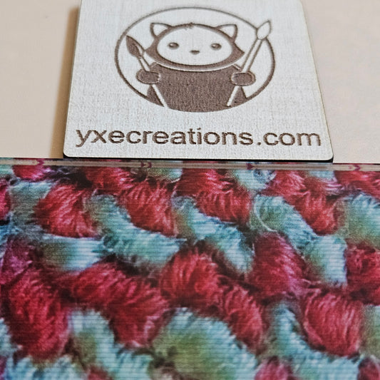 Next Level Sheet - Printed Acrylic and Plywood Sheets - Red Crapet Horizontal