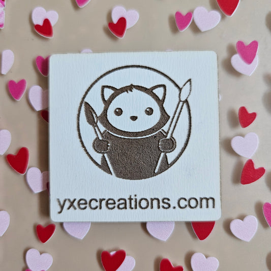 Next Level Sheet - Printed Acrylic and Plywood Sheets - Simple Hearts - Close Up Black