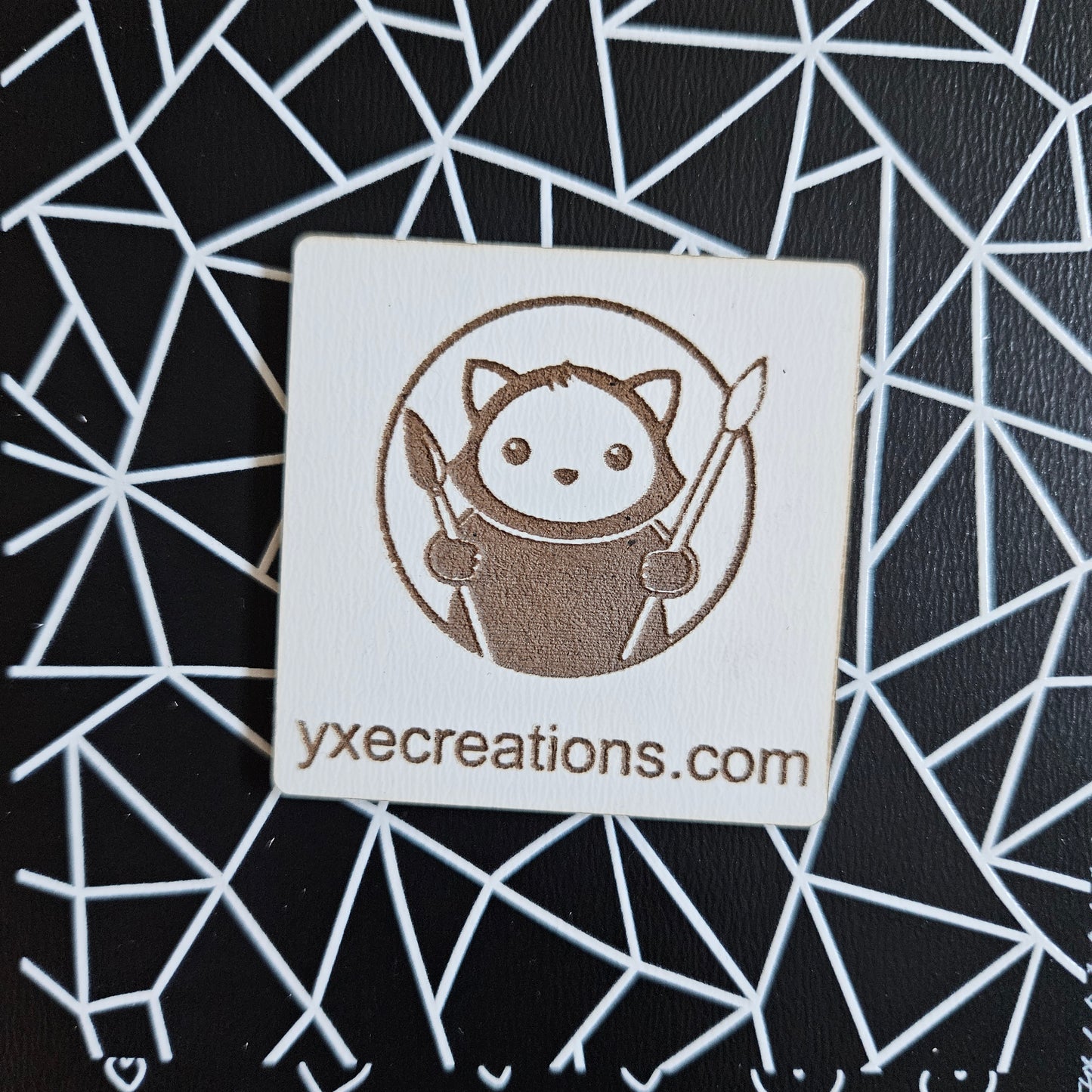 Next Level Sheet - Printed Acrylic and Plywood Sheets - White Cracks - Close Up