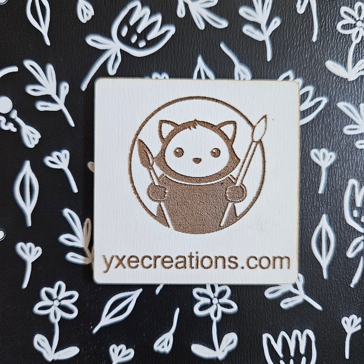 Next Level Sheet - Printed Acrylic and Plywood Sheets - White Flowers - Close Up