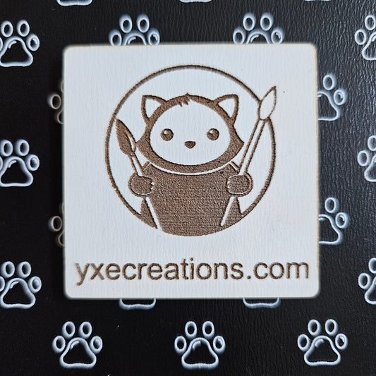 Next Level Sheet - Printed Acrylic and Plywood Sheets - White Paws - Close Up