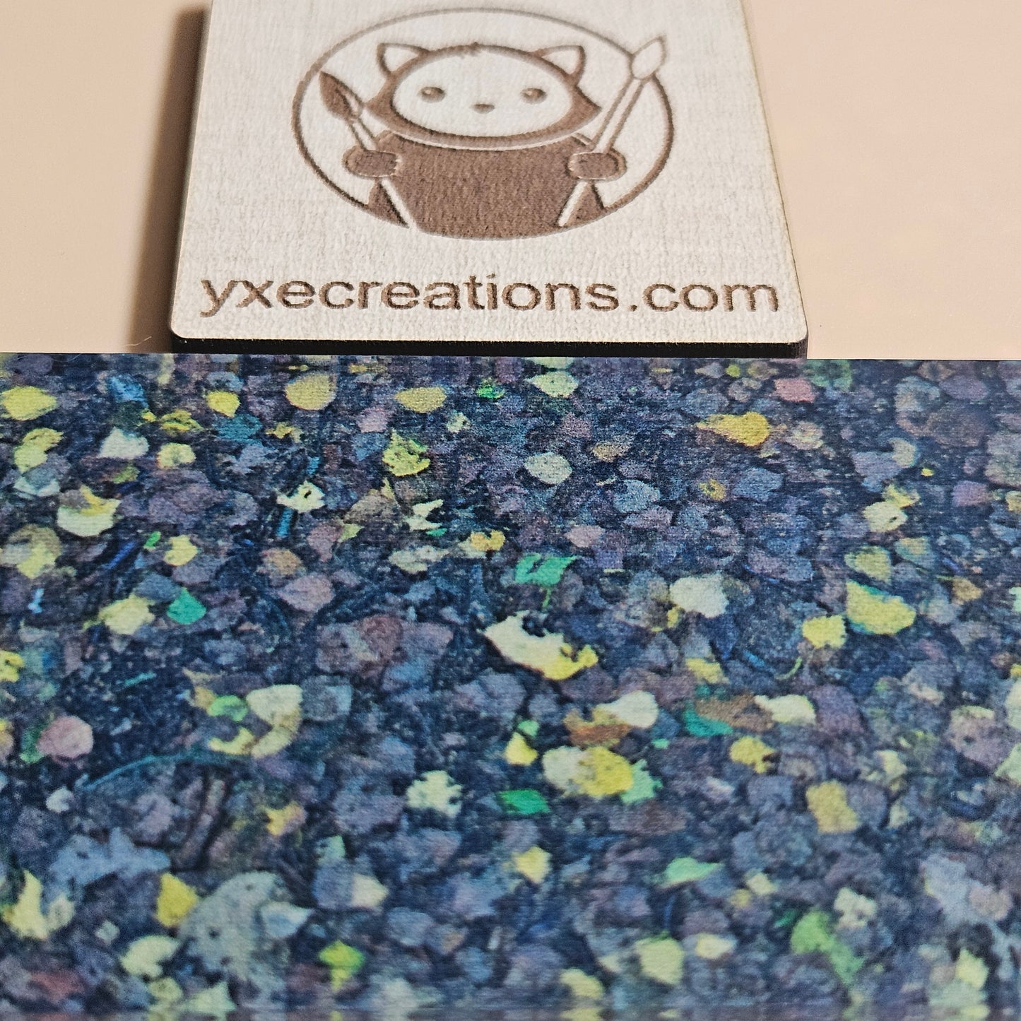 Next Level Sheet - Printed Plywood and Accrylic Sheet -Autumn Leaves - Close Up HOrizontal