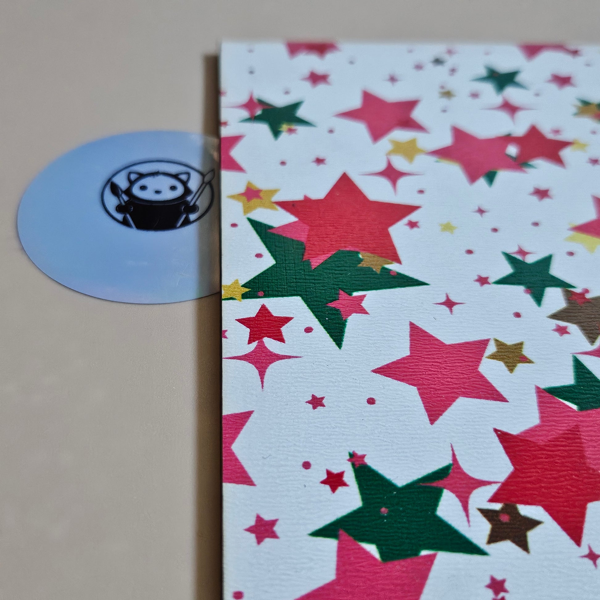 Next Level Sheet - Printed Plywood and Accrylic Sheet - Colourful Stars