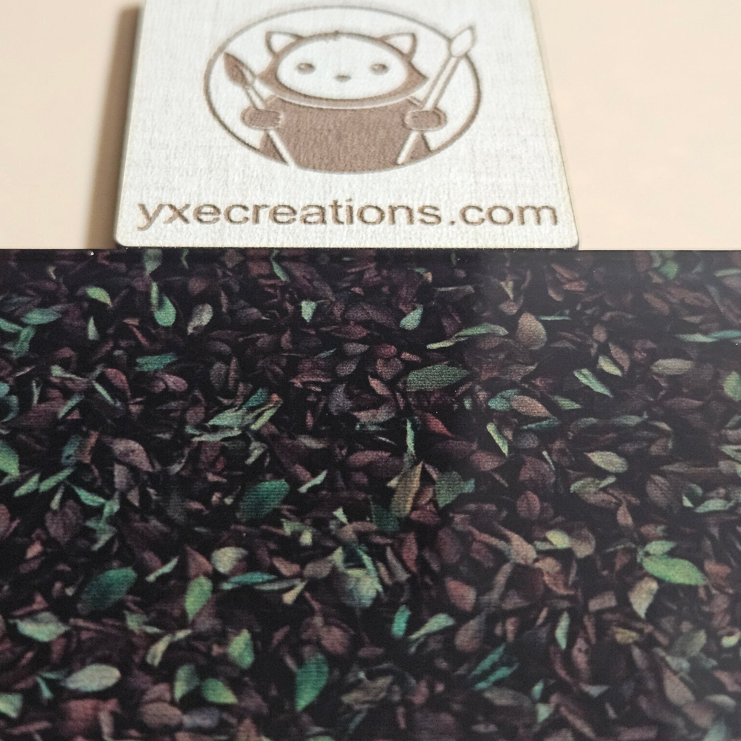 Next Level Sheet - Printed Plywood and Accrylic Sheet -  Forest Leaves - Horizontal Preview