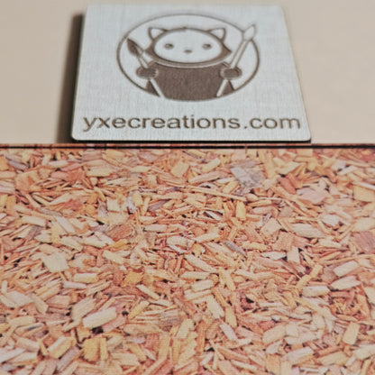Next Level Sheet - Printed Plywood and Accrylic Sheet - Fresh Wood Chips Horizontal